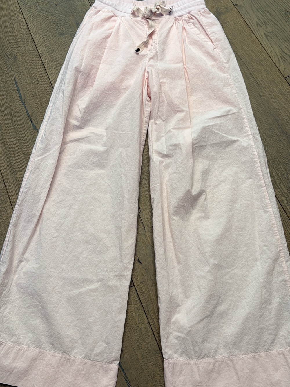 Stateside poplin wide leg pants